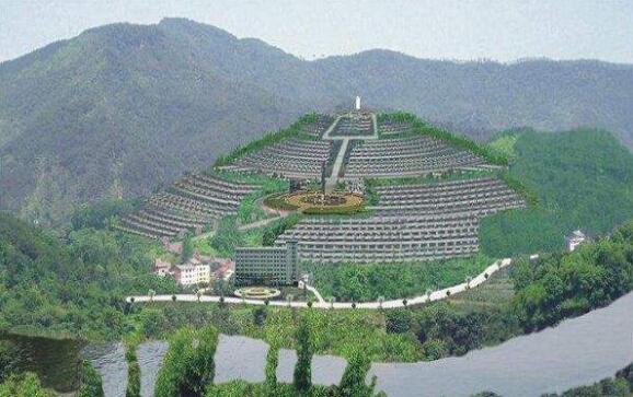 坟地风水1000例图解 墓地