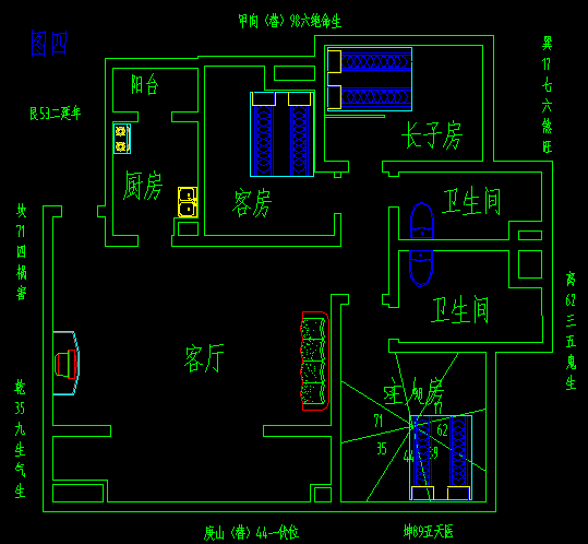 入户门对门